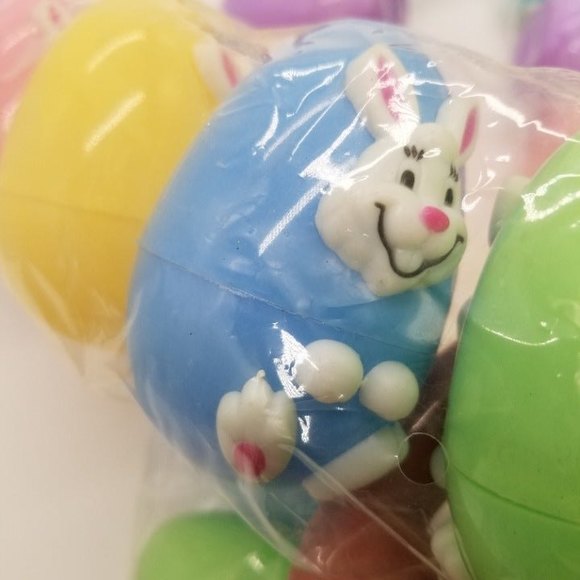 Fun to Fill Easter Bag O Eggs Stand Up Bunny Rabbit Light Colored - Picture 2 of 5